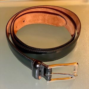 Cole Haan Black Calfskin Belt